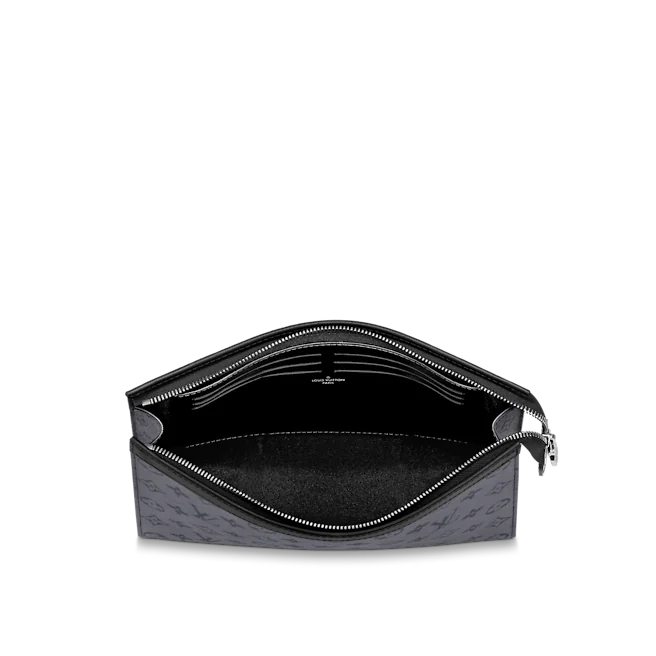 Pochette voyage cloth small bag Louis Vuitton Black in Cloth